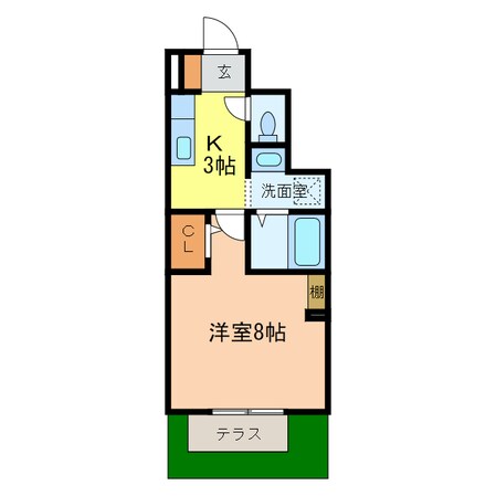 アムール福の物件間取画像